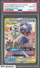 2019 Pokemon Sun & Moon Cosmic Eclipse #38 Blastoise & Piplup GX PSA 10