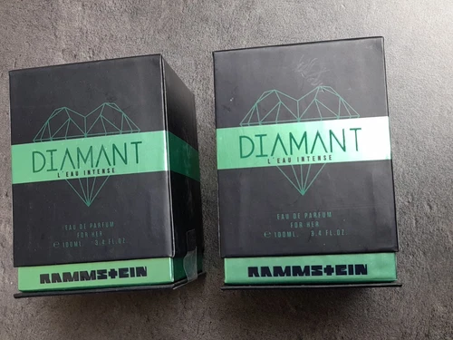 Lot De 2 RAMMSTEIN Diamant L`eau Intense; PARFUM EDP; 100 ML POUR FEMME, NEUF