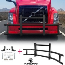 Front Deer Guard Bumper Wmount Bracket Kit For Volvo Vnl 2004-2017 Semi Truck