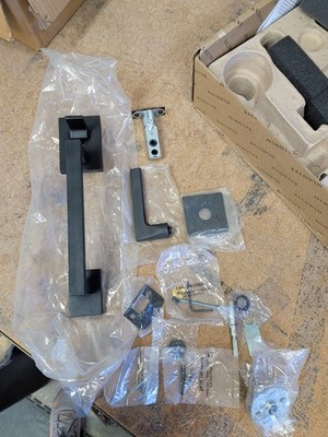 Baldwin 85390190ACRH Minneapolis Right Handed Sectional Handleset Matte *READ*