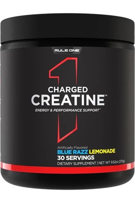 Rule One R1 Charged Creatine Mango + Razz 480g / 60 serv 10+11/26 + Samples