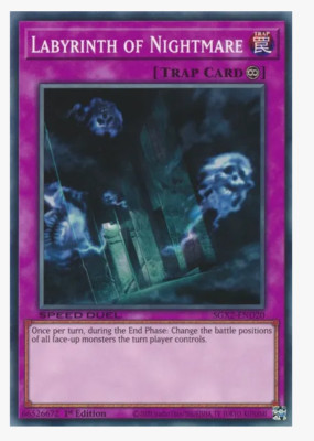 x3 Labyrinth of Nightmare SGX2-END20 Common YuGiOh