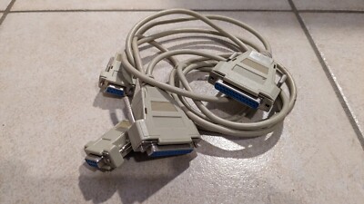 DB9 DB25 Serie Null Modem Kabel