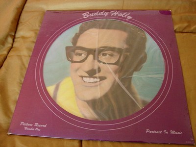   BUDDY HOLLY ''PORTRAIT IN MUSIC'' SEALED 1979 PIC DISC #1 SOLID SMOKE 8002  