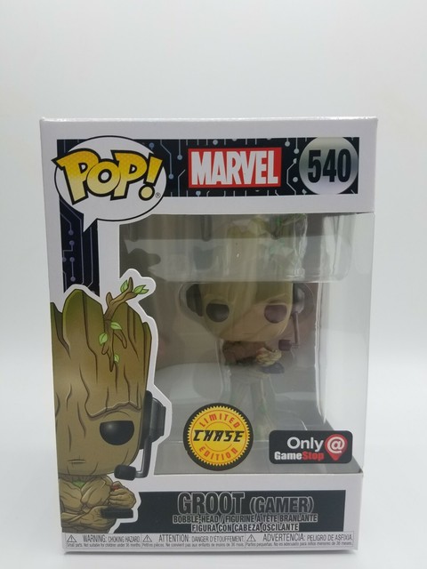 Funko Pop! Heroes - Groot (Gamer) (Chase) Vinyl Figure (GameStop Exclusive) for sale online | eBay