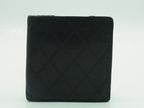 Auth HG84 Chanel Bicolore Bifold Wallet with Seal From Japan - Picture 2 of 24