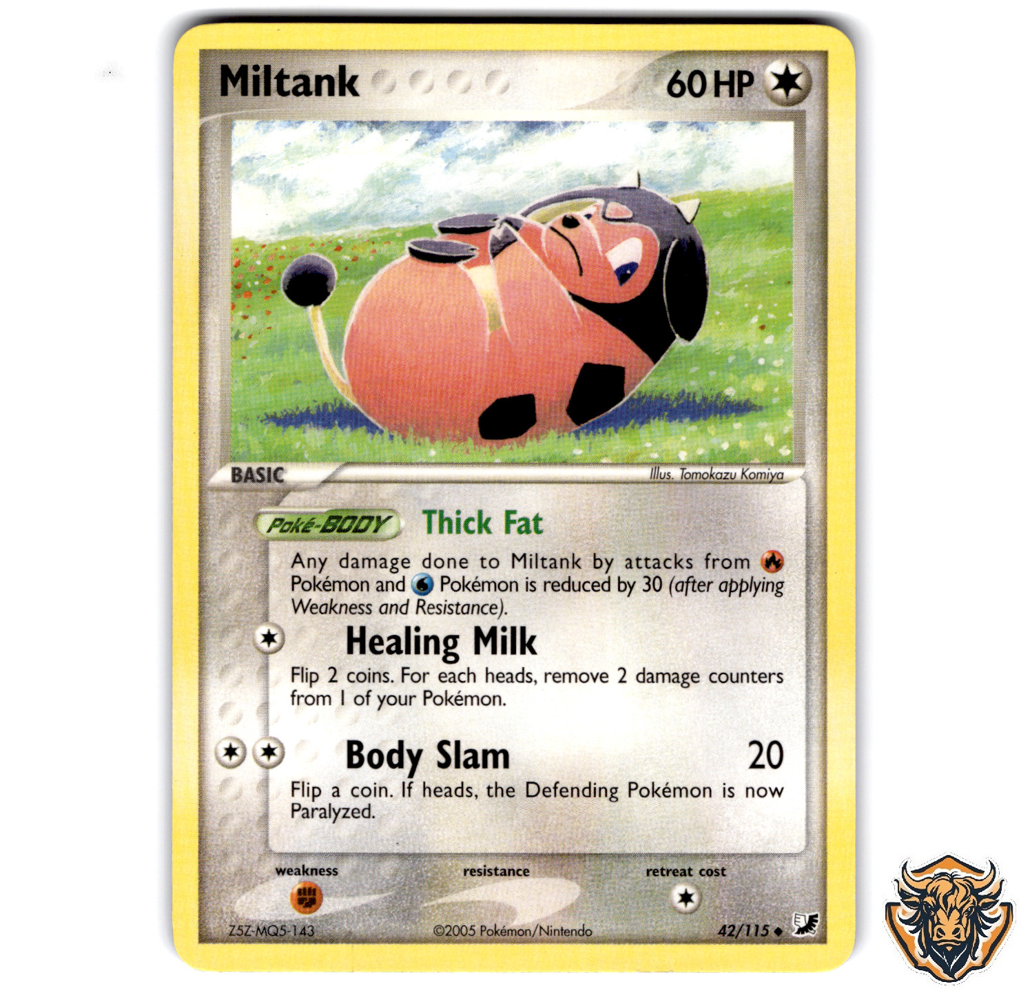 Miltank 42/115 2005 EX Unseen Forces Pokemon Card Nintendo Uncommon NM+ NP sb1