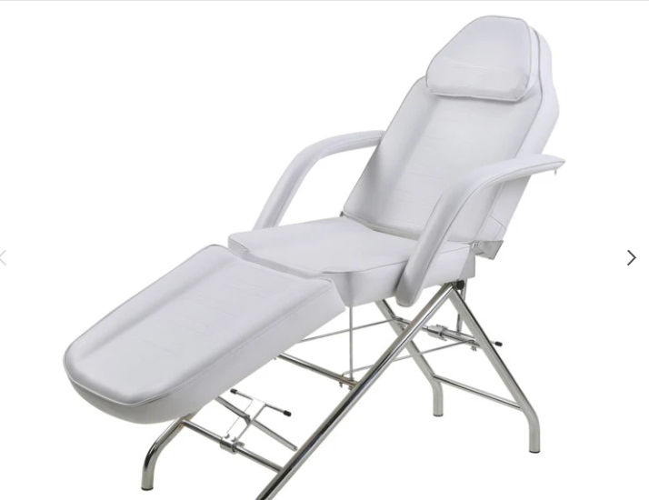 SALON MASSAGE TABLE, BED & CHAIR PORTABLE & AJUSTABLE WITH REMOVEABLE OPEN FACE