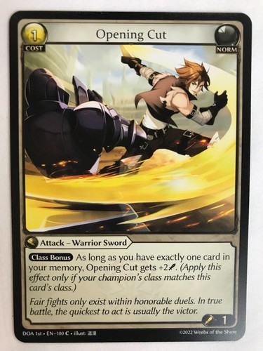 Grand Archive TCG Dawn of Ashes 1st Edition cards You choose - Picture 67 of 197