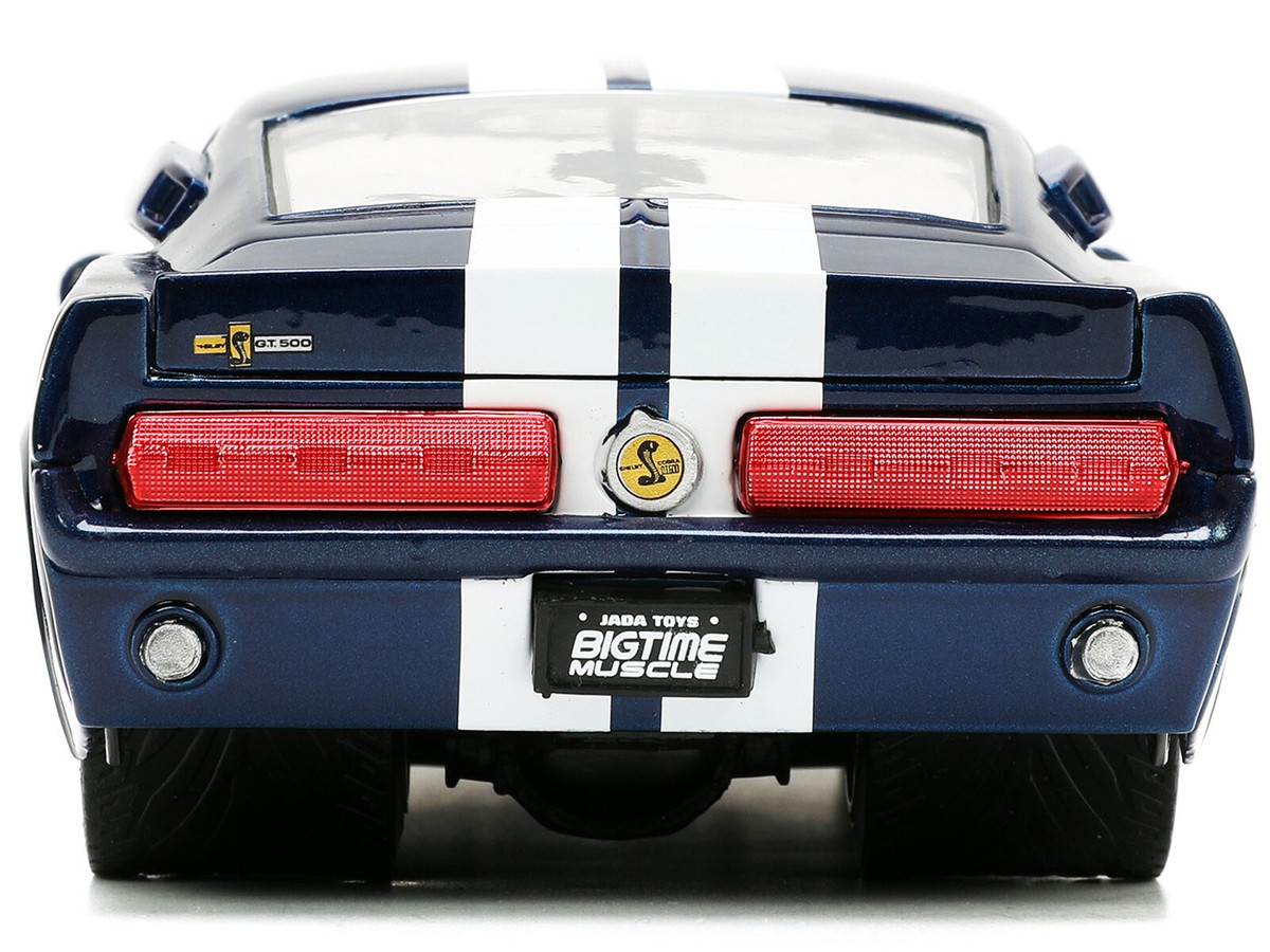 JadaToys 1/24 1967 シェルビーGT500 1967 Shelby GT500 Silver Diecast Model Car | Jada Toys