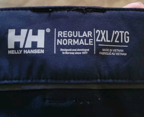 Helly Hansen Cargo Pants QD Gusset Leg Adjustable Leg Outdoor Navy Men's 2XL - Picture 11 of 14