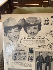 De colección Años 50 Roy Rodger y Dale Evans Compromiso con los Padres Cuartel General Productos