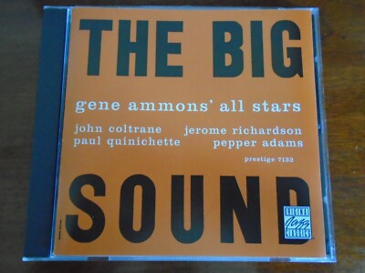 Gene Ammons' all stars THE BIG SOUND John Coltrane Pepper Adams Remastered CD