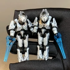 NEW 2 Elite Warlord HALO MEGA CONSTRUX SPARTAN FIGURE UNSC SCORPION CLASH TOY #2