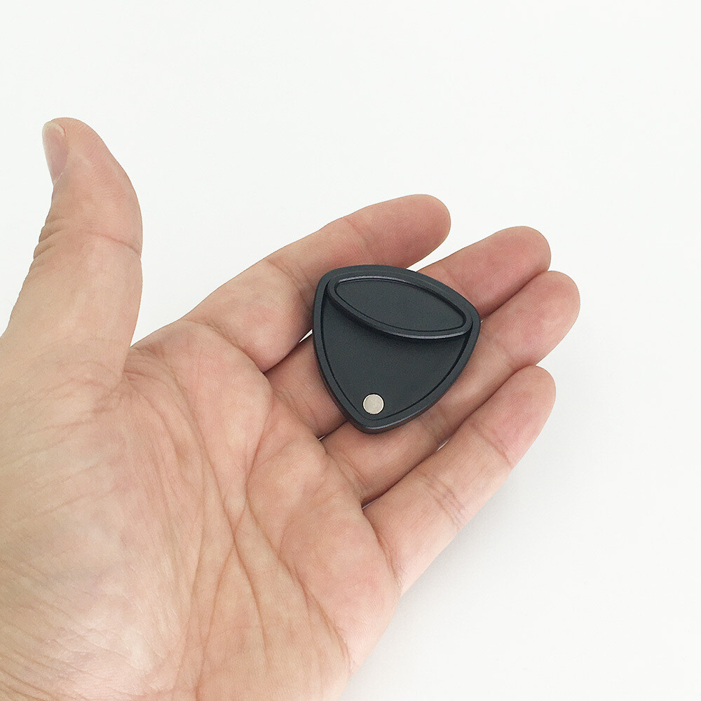 Metal Click Press Coin Magnetic Push Card Hand Fidget Decompression Pocket Toys