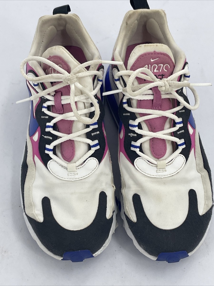 Nike Air Max 270 React SummitWhite/Fuchsia/Blue CI3899-100 Women's