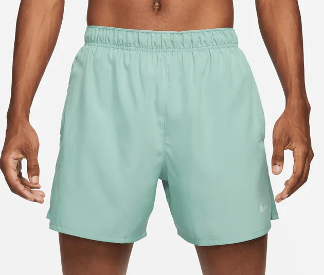Nike Running Shorts Mens 2XL Dri FIT Challenger 5 Inch Training Mineral Green
