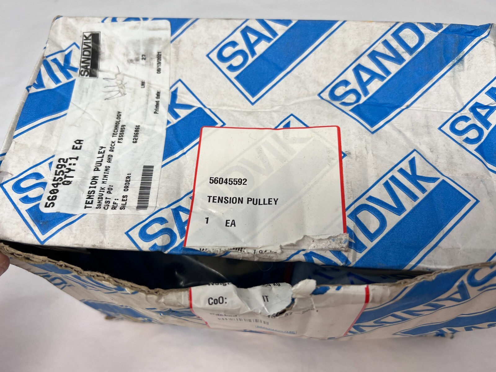 1 New Sandvik Tension Pully 56045592 Fast Free Shipping! | eBay 