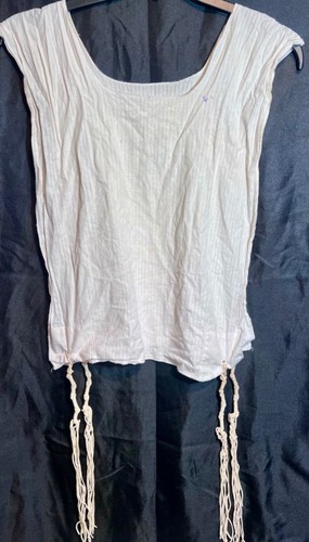 Talitania Tallit Kattan Kosher Used Tzitzit Jewish Israel Clothing 48"Lx19.5"W