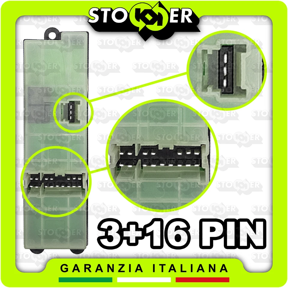 Pulsantiera Alzacristalli Interruttori Vetri Portiere per NISSAN MURANO Z50 SUV - Immagine 2 di 4