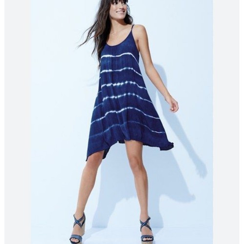 Elan Tie Dye Cover Up Sleeveless Dress Beach Swim Pool Resort S