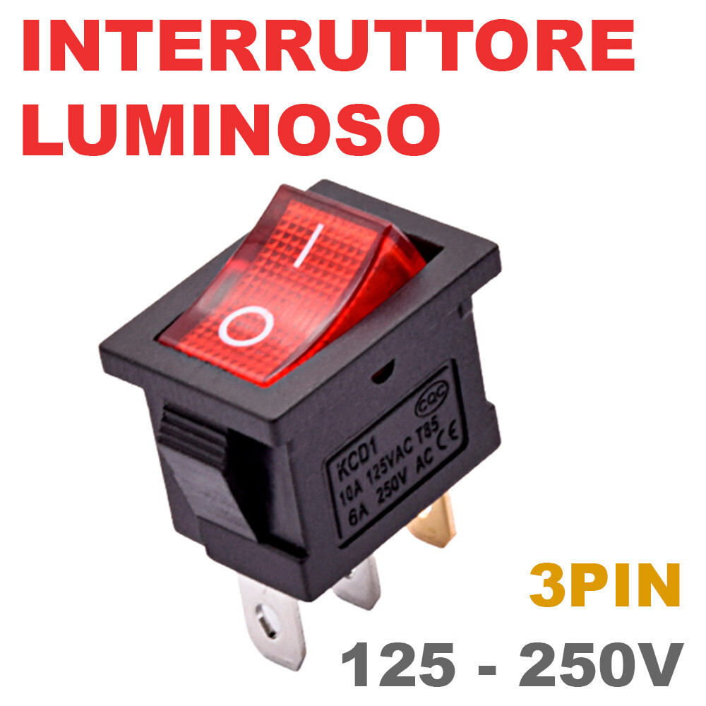 Interruttore Bilanciere ON-OFF-ON - 5 Pezzi, SPDT, 3 Posizioni, Per Auto/barche - Foto 7