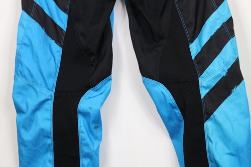 Vintage Y2K Streetwear Boys 26 Spell Out Motocross Motorcycle Racing Pants Blue - Picture 16 of 18