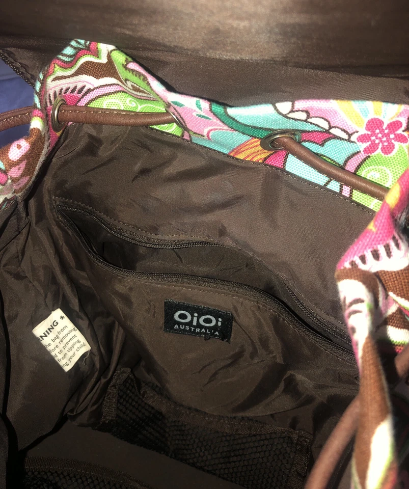 Mochila de pañales OIOI Australia Paisley Floral Foto 2 de 4