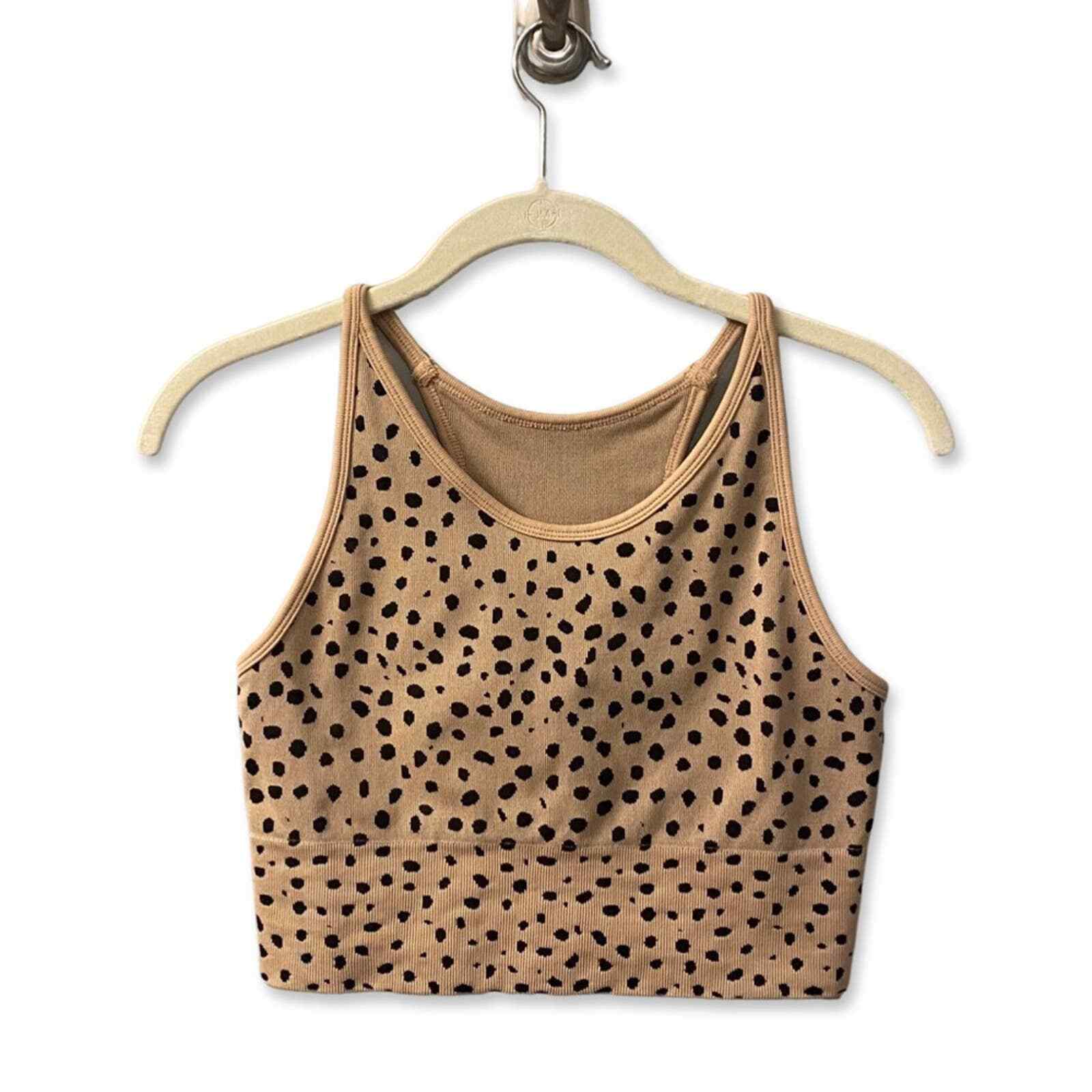 Zella Animal Print Sports Bra Size M