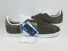 adidas gazelle stitch and turn green