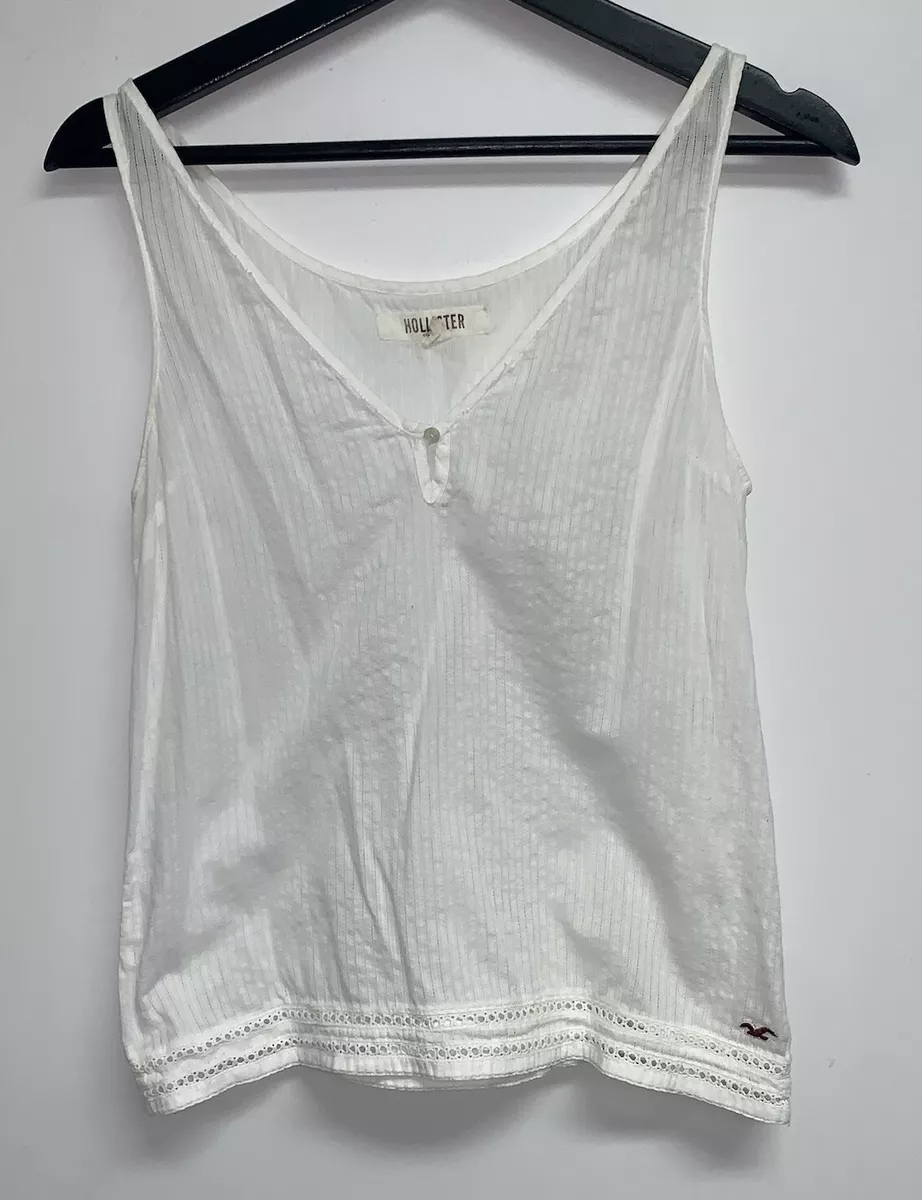 Hollister sleeveless tops cheap