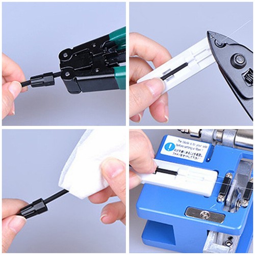 10pcs Single-Mode Fiber Optic SC/UPC Quick Fast Field Assembly Connector Ca=y= - Photo 4/10