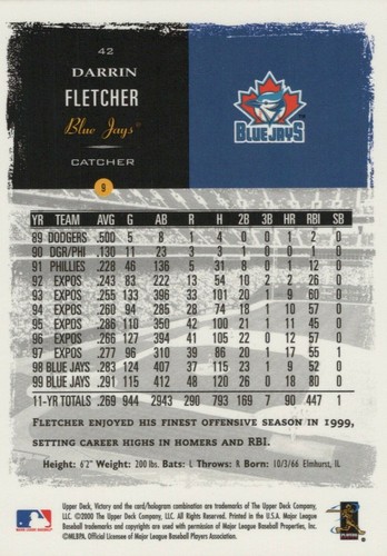2000 UPPER DECK VICTORY~BASEBALL~CARDS #1-400~COMPLETE YOUR SET~YOU PICK - Picture 51 of 424