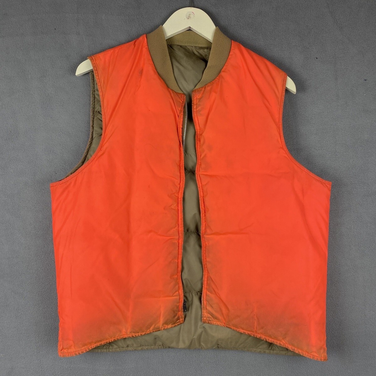 Vintage Woolrich Puffer Vest Mens M Goose Down Teton