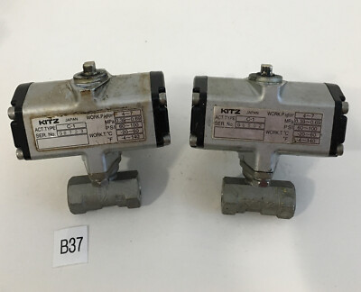 *Lot~Of~2* KITZ C-1 Actuator Valves 1/4  + *Warranty*