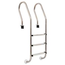 Scaletta per Piscina 3 Gradini in Acciaio Inox 304 120 cm Scala vidaXL
