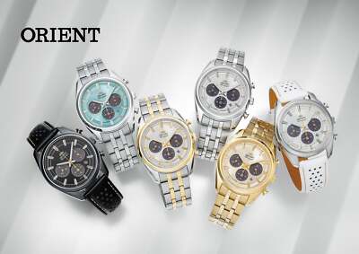 ORIENT Contemporary RN-TX0305S Limited Chronograph Solar Watch