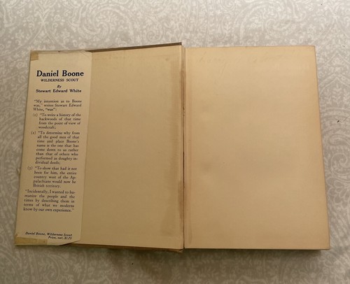 Daniel Boone Wilderness Scout | Stewart Edward White | Schuyler | Doubleday 1923 - Picture 5 of 12