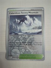 Reverse Holo Calamitous Snowy Mountain 174/193 Uncommon Paldea Evolved Pokemon