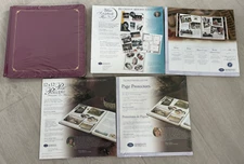 Vintage Lot Creative Memories Original 12x12 Scrapbook + Pages & Protectors