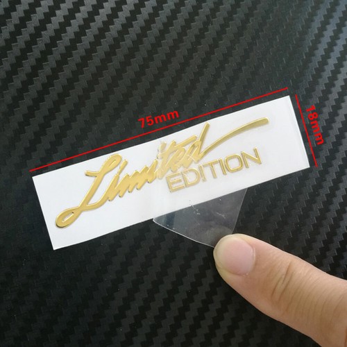 2PCS 3D Limited Edition Logo Emblem Badge Metal Sticker Decal Car Accessories, - Picture 9 of 12