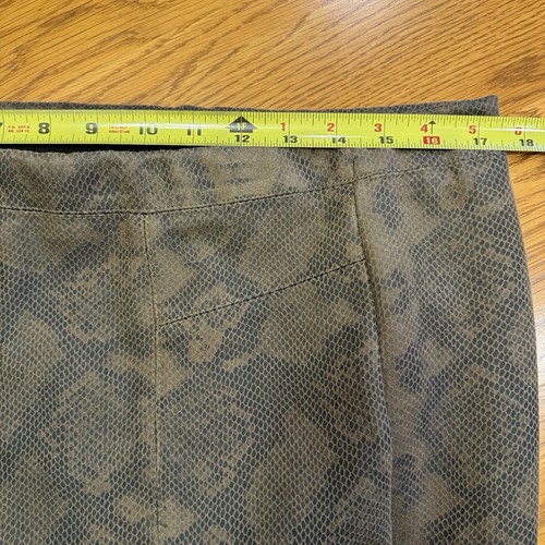 Philosophy Women's Faux Leather Snakeskin Print Pants Size XL - Picture 7 of 8