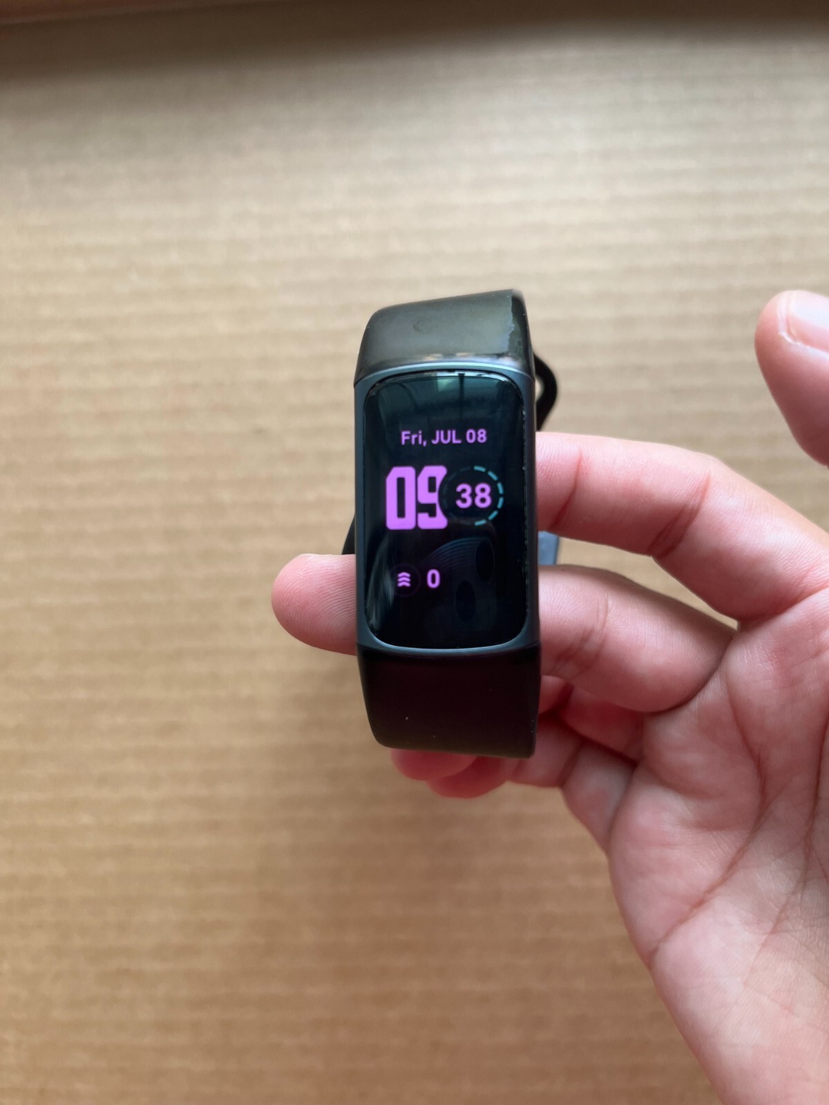 Fitbit Charge 5 Health Fitness Tracker with Advanced Metrics in Black  -image
