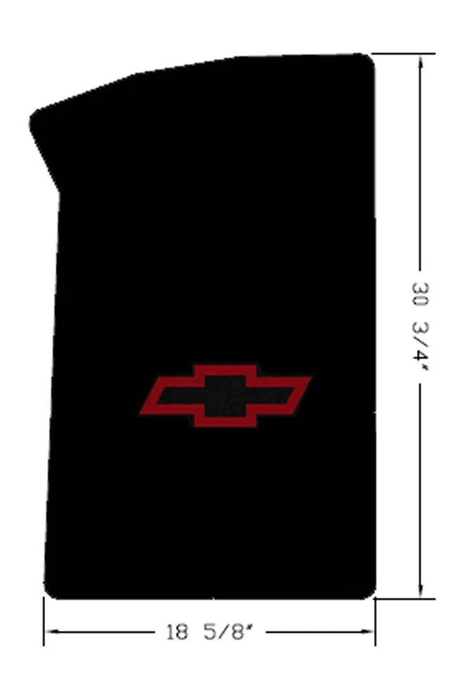 ¡NUEVO! Alfombrillas negras camioneta Chevy K1500 2500 3500 1988-2000 logotipo de selección Foto 4 de 4