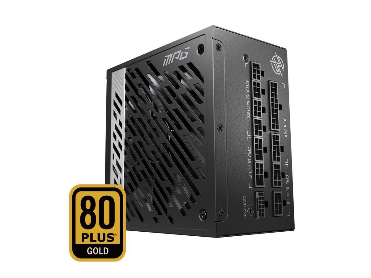 MSI MPG 850W PCIE 5.0 80+ GOLD Full Modular ATX Gaming PSU Power