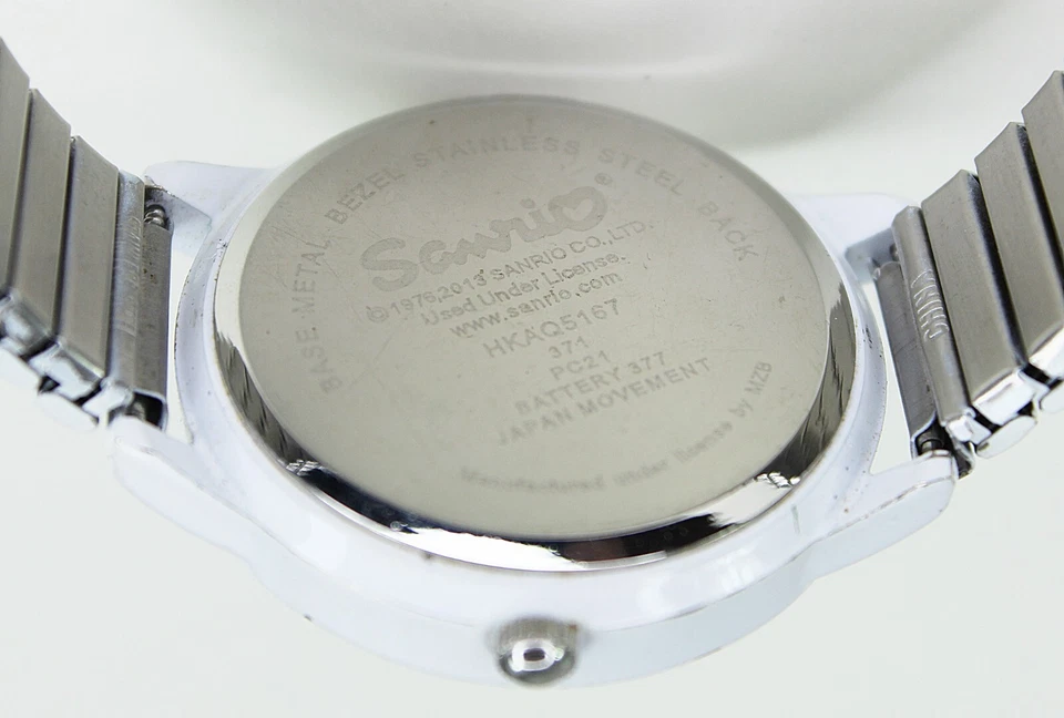 Часы SANRIO Hello Kitty белый эластичный ремешок работают последние свежий аккумулятор 11 - Изображение 4 из 4