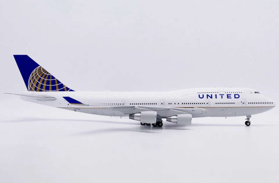 Modelo jet JC Wings XX20520 United Airlines Boeing 747-400 N175UA diecast 1/200 Foto 4 de 4