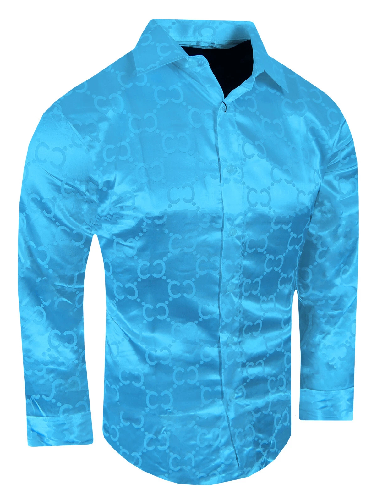 Designer Mens Shirt Italian Luxury Floral Silky Feel Stretch Slim Fit Button Up
Opens in a new windo