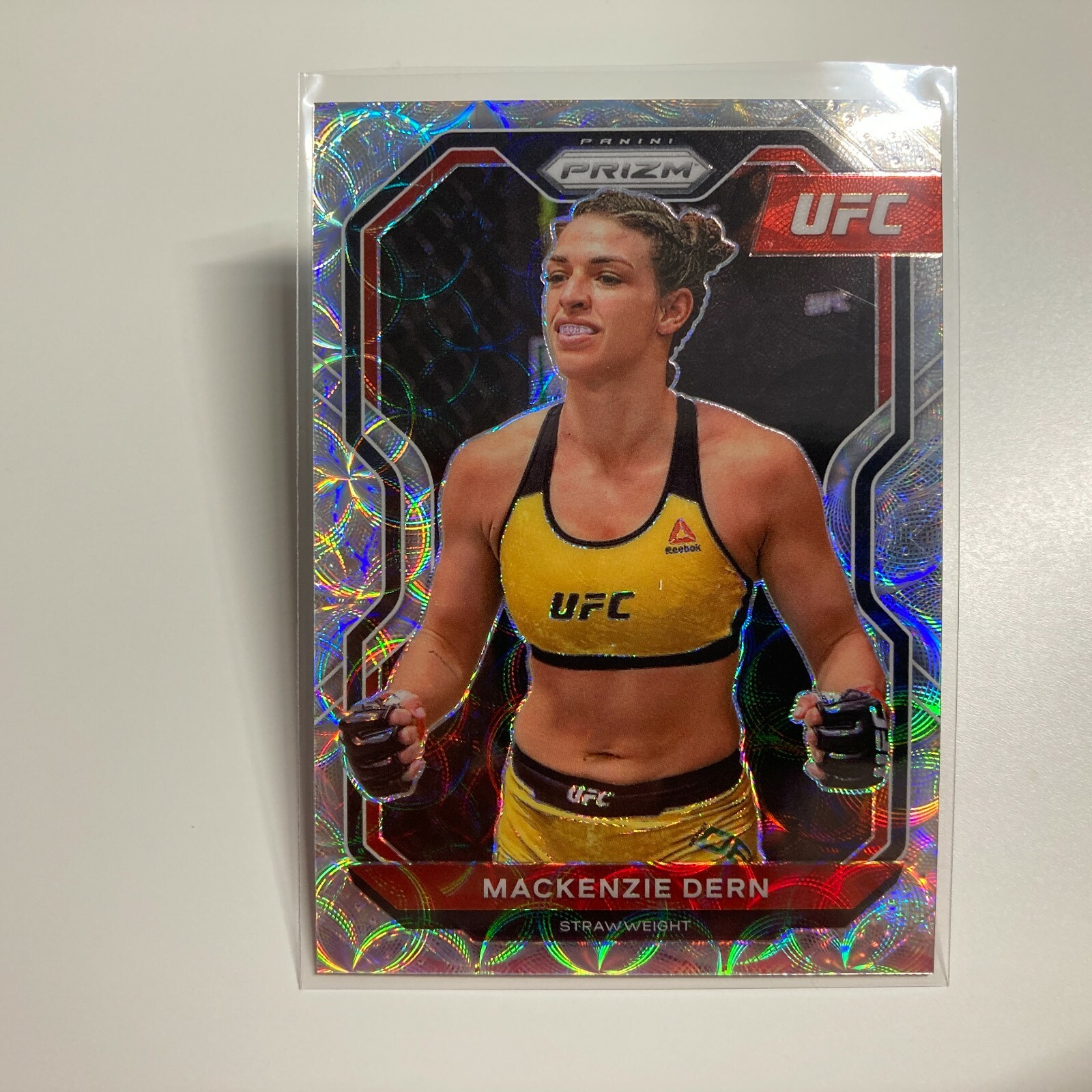 Mackenzie Dern 2021 Panini Prizm UFC Premium Box Set Scope Prizm Card 65/99 #76