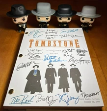 Tombstone Script Cast-Signed - Autograph Reprints - 135 Pages - Kurt Russell